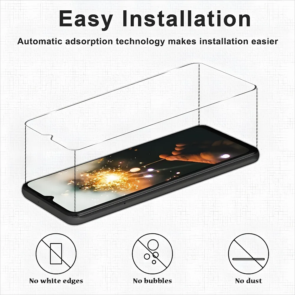 4 protectores de pantalla de película HD para Huawei P30 Lite, vidrio templado táctil sensible para Huawei P30, vidrio de protección duradero - imagen 3