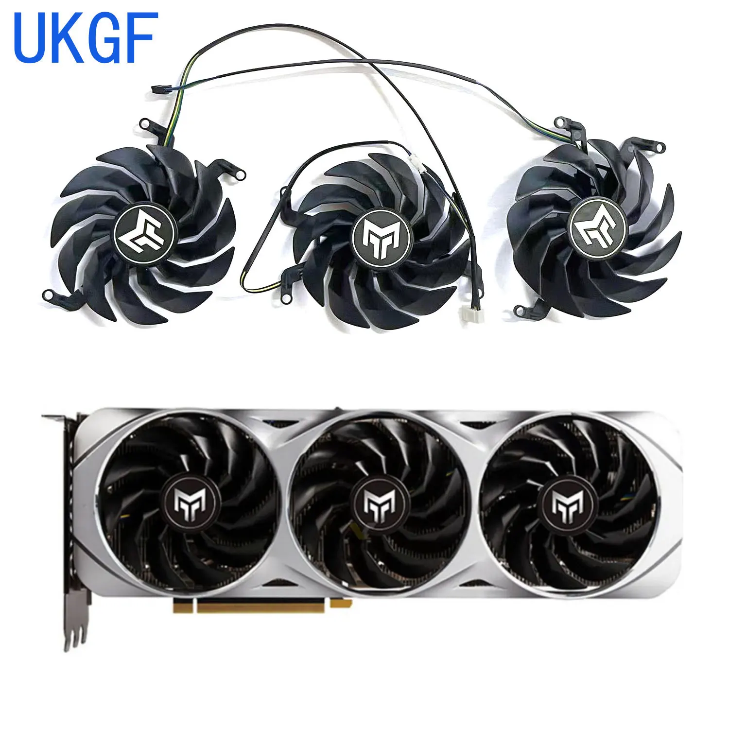 T129215SU ventilador de 6 pines RTX3070 3080 GPU adecuado para GALAXY RTX 3060 3070 3080 3090 Ti METALTOP tarjeta gráfica, nuevo