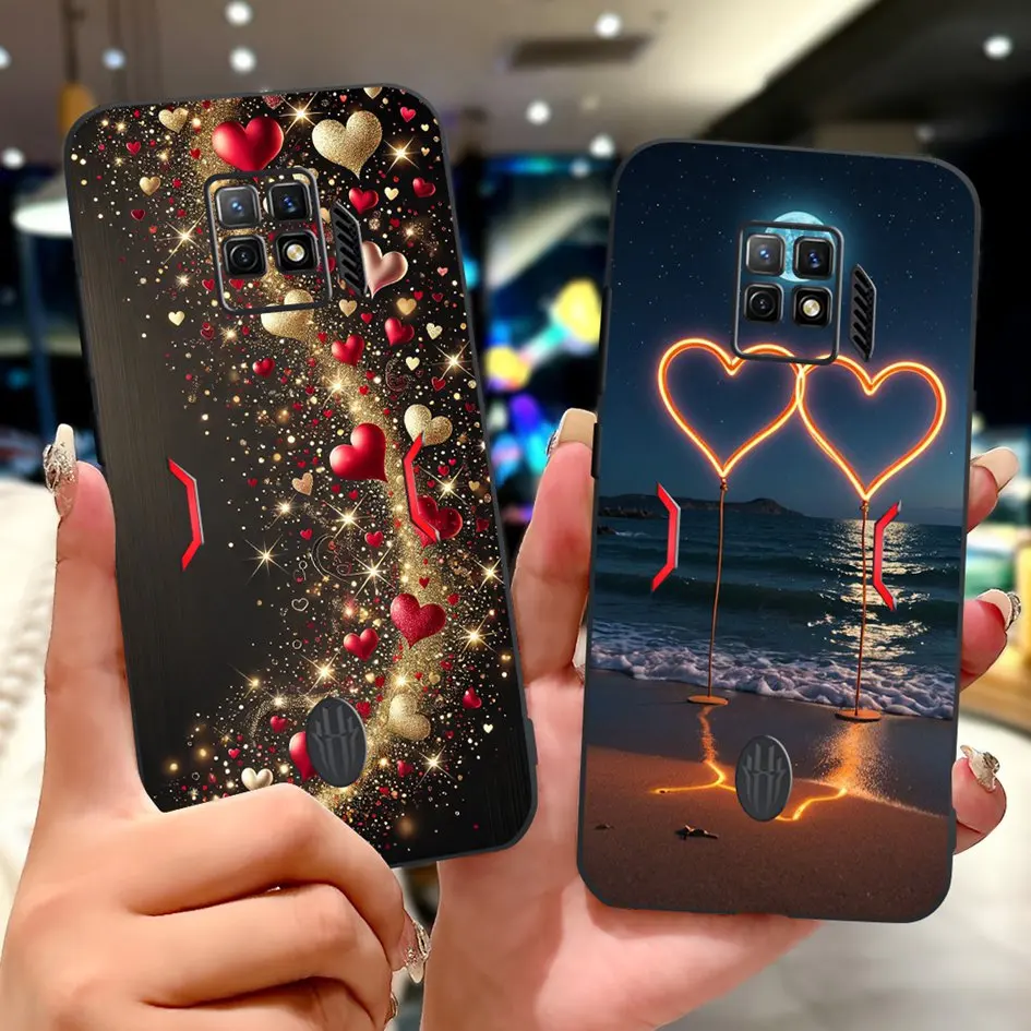 Para ZTE Nubia Red Magic 7 Pro funda Cool dibujos animados gato León dragón Animal suave silicona TPU cubierta para ZTE Nubia Red Magic7 7S Shell - imagen 4