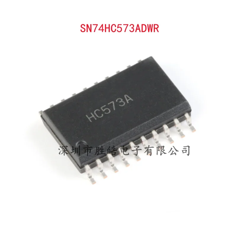 (10 uds) nuevo SN74HC573ADWR SN74HC573 salida de tres estados octava transparente Clase D Chip de pestillo SOIC-20 circuito integrado