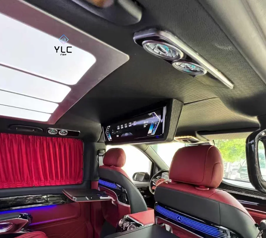 Coche TVYLC 26 pulgadas, furgoneta más vendida, sistema Multimedia inteligente curvo Android, pantalla larga personalizada, TV en la azotea Hiace Vito Spr - imagen 5