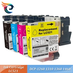 Brother LC521 Cartucho de Tinta Compatible DCP-J5330DW/MFC-J4420DW