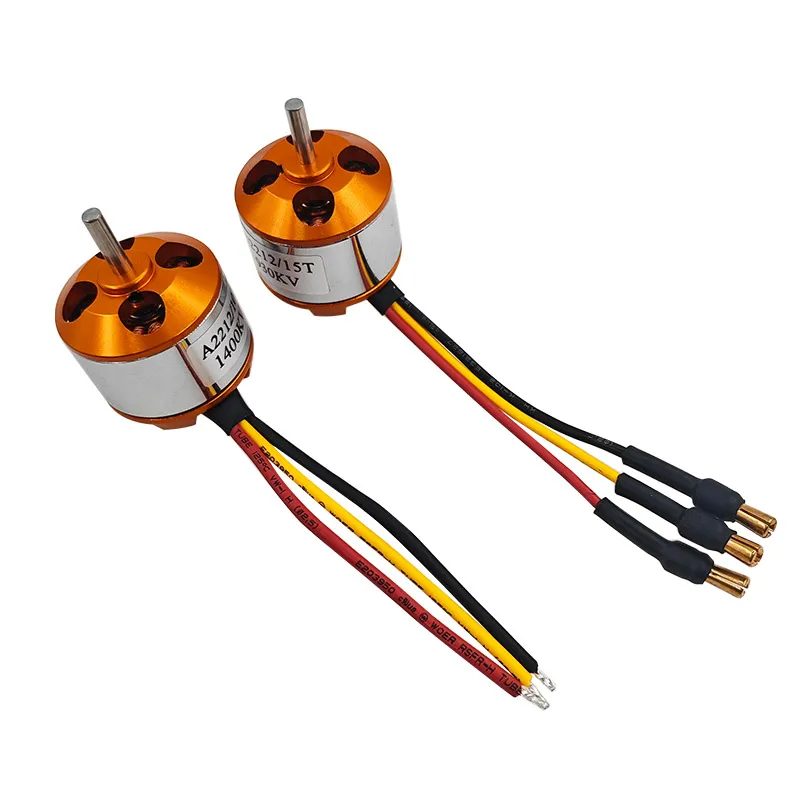 1 Uds aeromodelismo A2212 Motor sin escobillas KV1000/1400/2200/930KV 273D XXD Motor de cuatro ejes - imagen 5