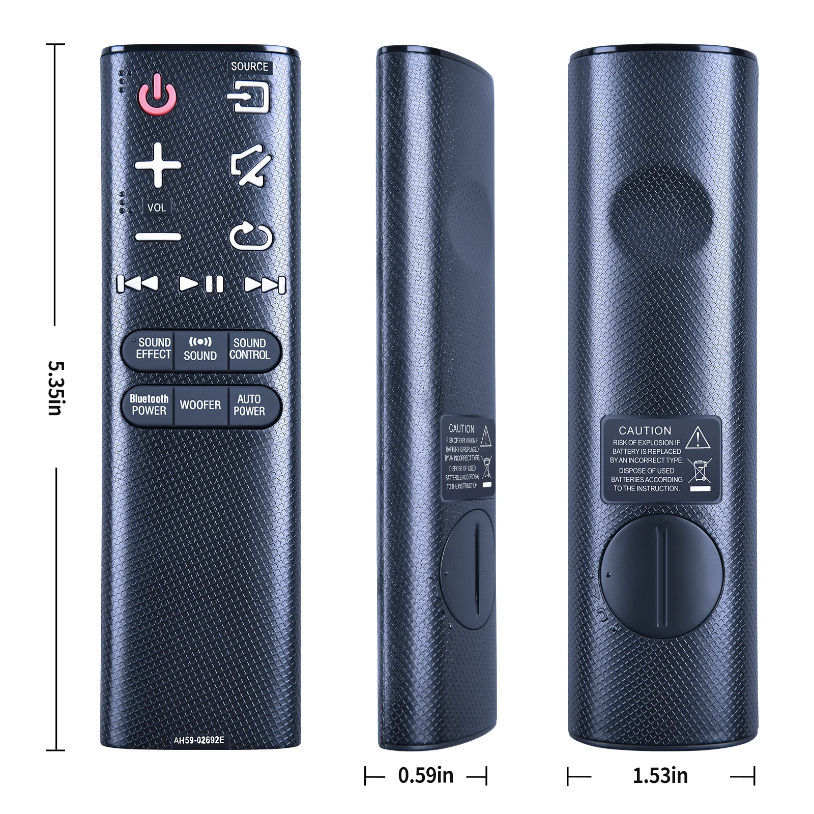 Nuevo AH59-02692E para Samsung Soundbar Control remoto HW-J355 HW-J450 HW-J550 HW-J551 HW-J460 HW-J560 HW-J6000 HW-J6001 HW-JM35 - imagen 5