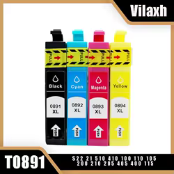Cartucho de Tinta Vilaxh Compatible con Epson S22 y SX