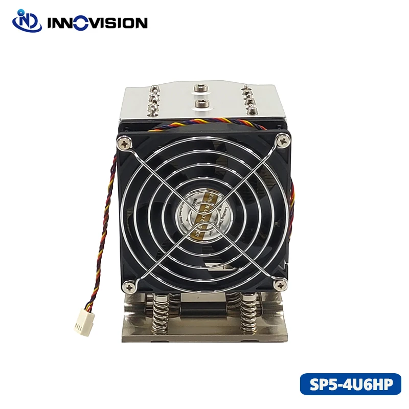 Buena fábrica al por mayor 4U SP5 servidor activo CPU enfriador TDP400W SP5-4UHP6 disipador de calor del servidor - imagen 2