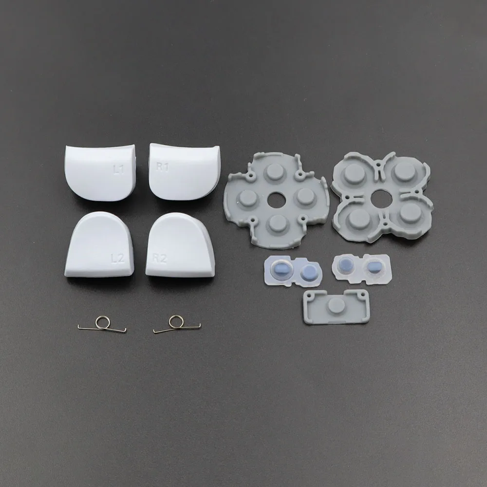 1 Juego de pegamento conductor para controlador PS5 V1.0 BDM-010 y botones de hombro de gatillo L1 R1 L2 R2 y resortes, accesorios de repuesto - imagen 3