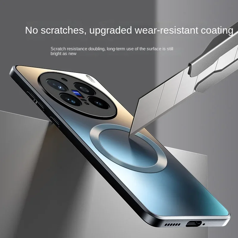Para VIVO X200 Pro Mini carga inalámbrica Magsafe protector a prueba de golpes duro PC parachoques para VIVO X100 Ultra X100S Pro X90 Pro + X80 - imagen 4