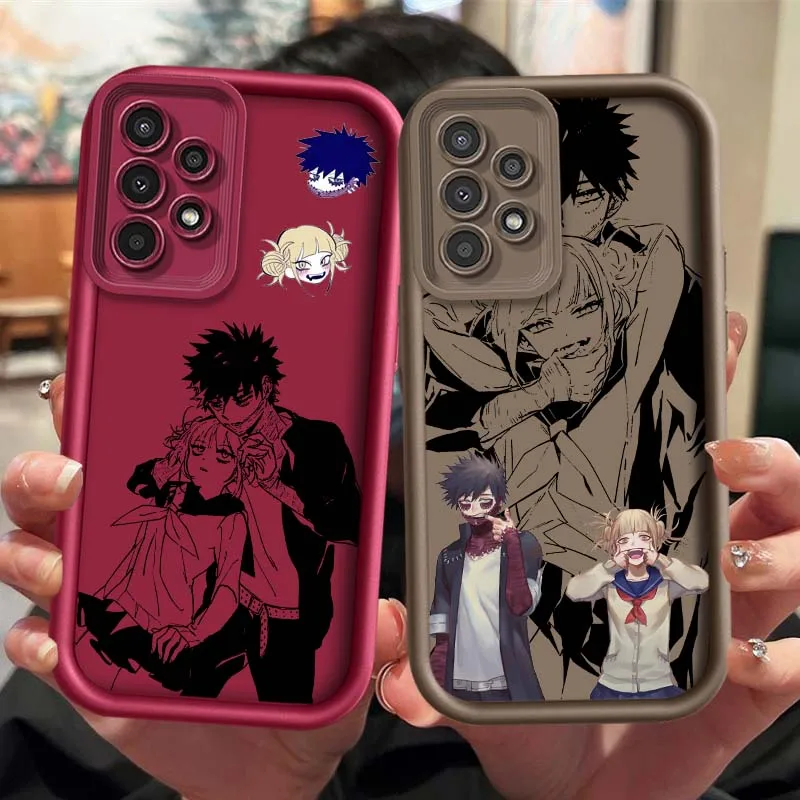 Dabi y Toga Anime para Samsung Galaxy A73 A72 A71 A56 A55 A35 A25 A54 A53 A52 A51 A32 funda de teléfono con escalera ocular - imagen 2