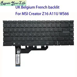 Teclado Retroiluminado MSI Creator Z16 – AZERTY Francés