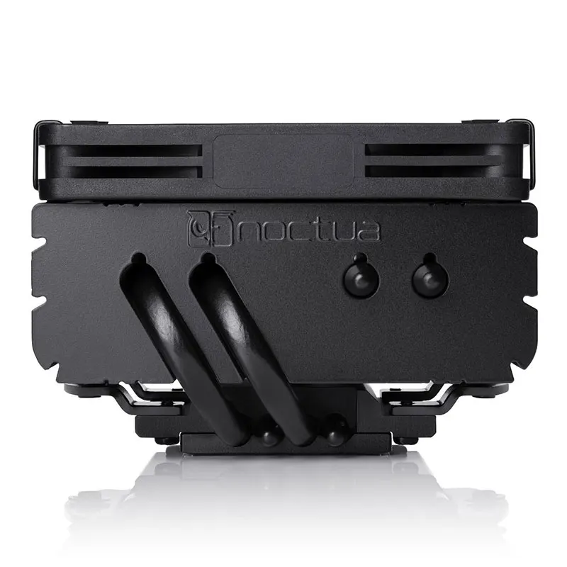 Noctua-radiador de torre baja NH-L9x65 chromax, 4 tubos de calor, 65mm de altura, Intel LGA1851, LGA1700, LGA1200, LGA115x, AMD AM5/AM4, color negro - imagen 2