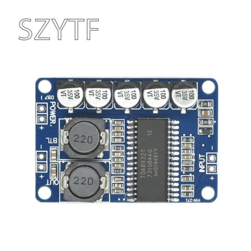 Módulo de placa de amplificador de potencia Digital, módulo de amplificador Mono de 35W, alta potencia TDA8932, bajo consumo de energía - imagen 4