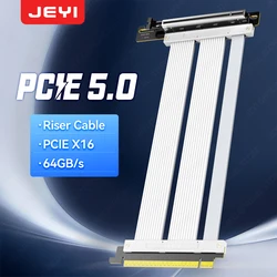 JEYI Cable Riser PCIe 5.0 para Tarjeta Gráfica – PCIe 4.0
