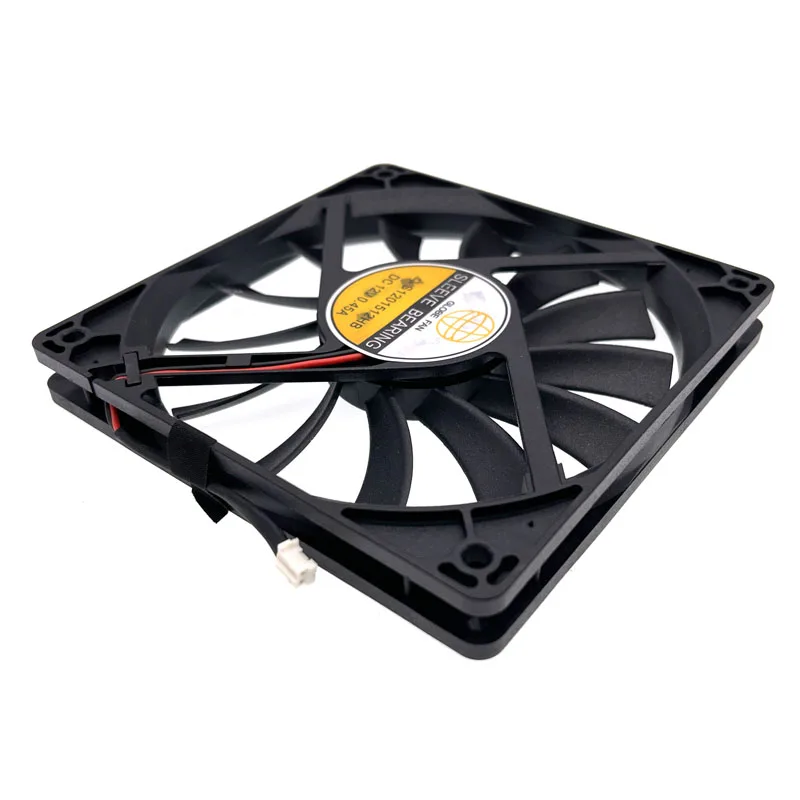 Ventilador para PC 120x120x15 mm 12V - Rodamiento de manguito, alto CFM - imagen 4