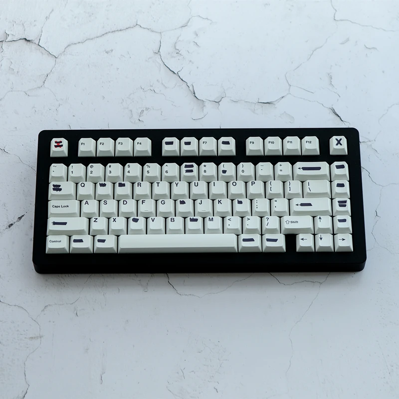 1 Juego de teclas GMK reducidas, teclas subcama de tinte PBT, teclas de perfil de cereza para Keychron Q2 K2 65% 75% Anne GH60 GK64 Poker