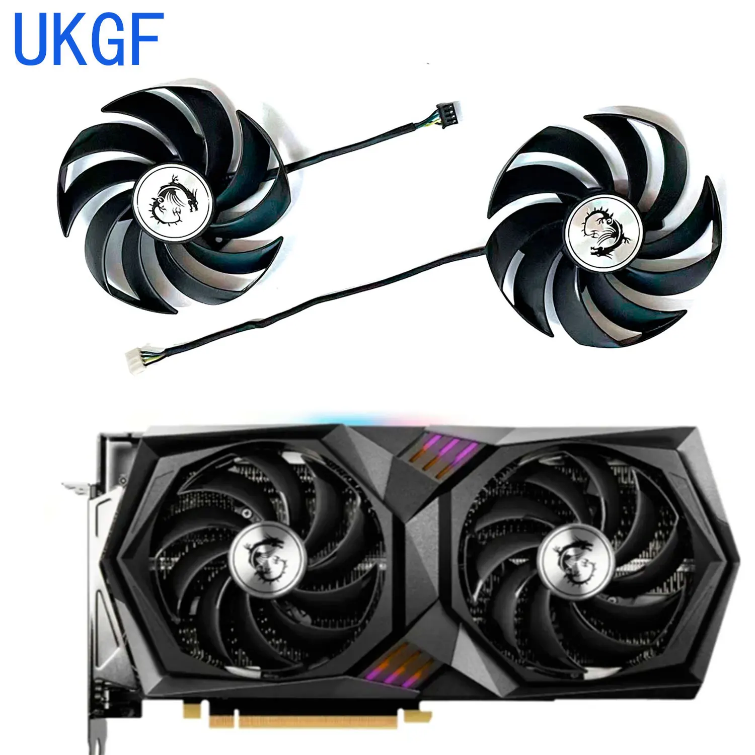Nuevo ventilador GPU 95MM 4PIN PLD10010S12HH RTX3060 Ti para MSI Radeon RX 6700 XT Gaming X GeForce RTX 3060 ventilador enfriador de tarjeta gráfica