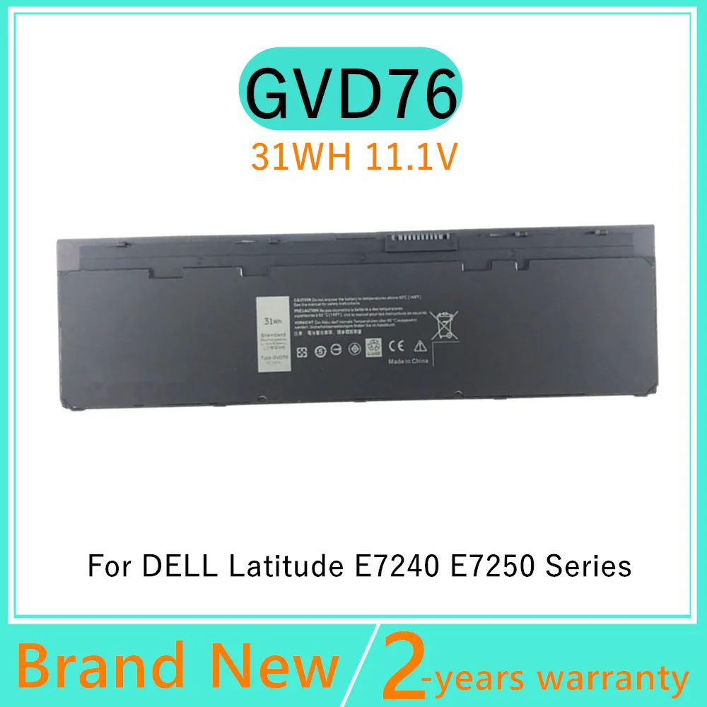 Batería de ordenador portátil de 11,1 V 31WH para Dell Latitude E7250 E7240 451-BBFW KWFFN J31N7 451-BBFX GVD76 HJ8KP NCVF0