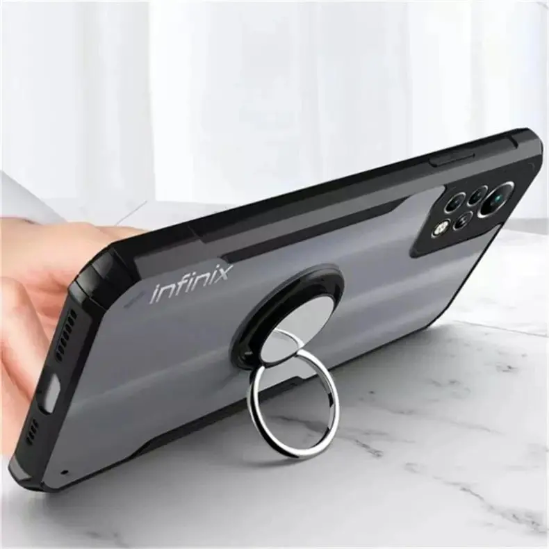 Para Motorola Moto Edge 50 Pro funda de silicona suave transparente con anillo cubierta trasera protectora para Moto edge 40 Neo 50Pro Shell - imagen 4