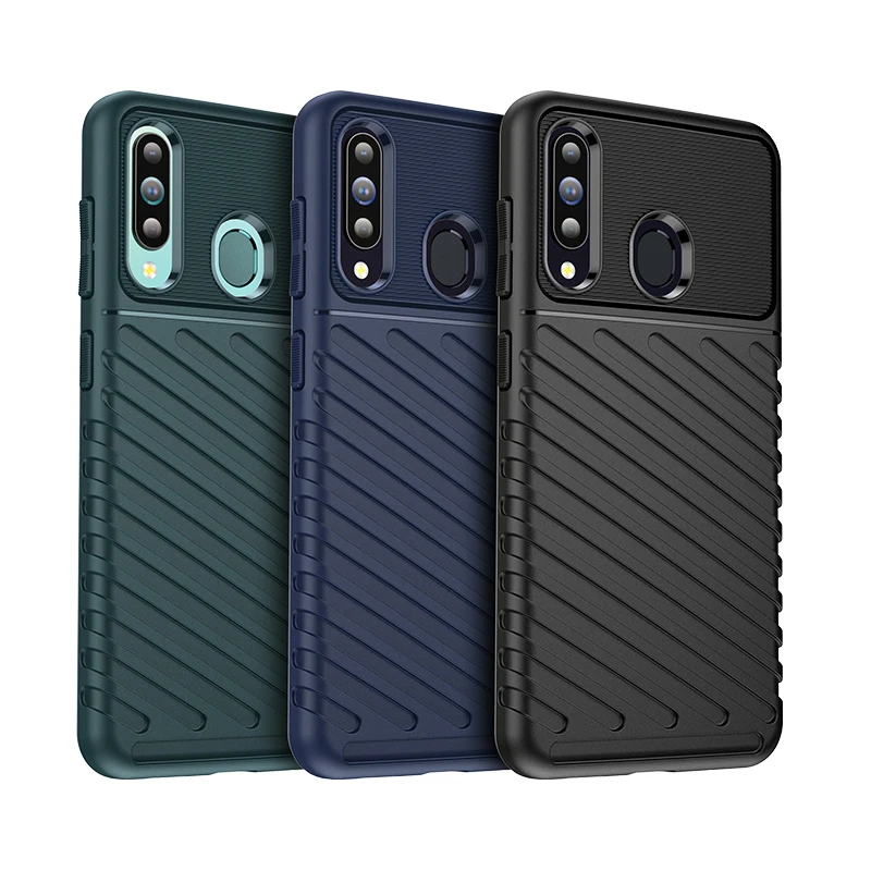 Funda de lujo de silicona a prueba de golpes para Samsung Galaxy A10/M10/A20/A30/M10S/Wide4/A40/A30S/A50/A50S/A60/M40