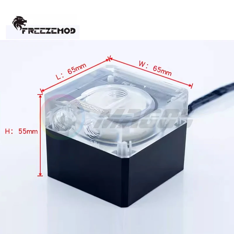 FREEZEMOD PC refrigeración por agua silenciosa bomba silenciosa PWM regulación inteligente de temperatura flujo 800L/H, PU-FS4M-J - imagen 3