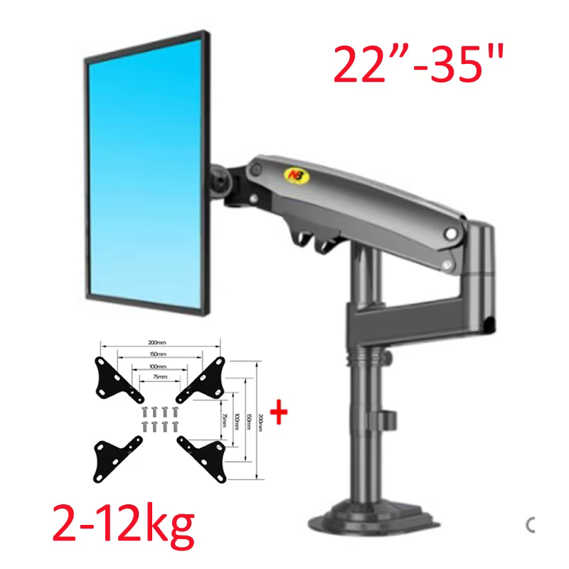 NB H100 Soporte Monitor Brazo Articulado Gas - Ajustable y Resistente - imagen 2