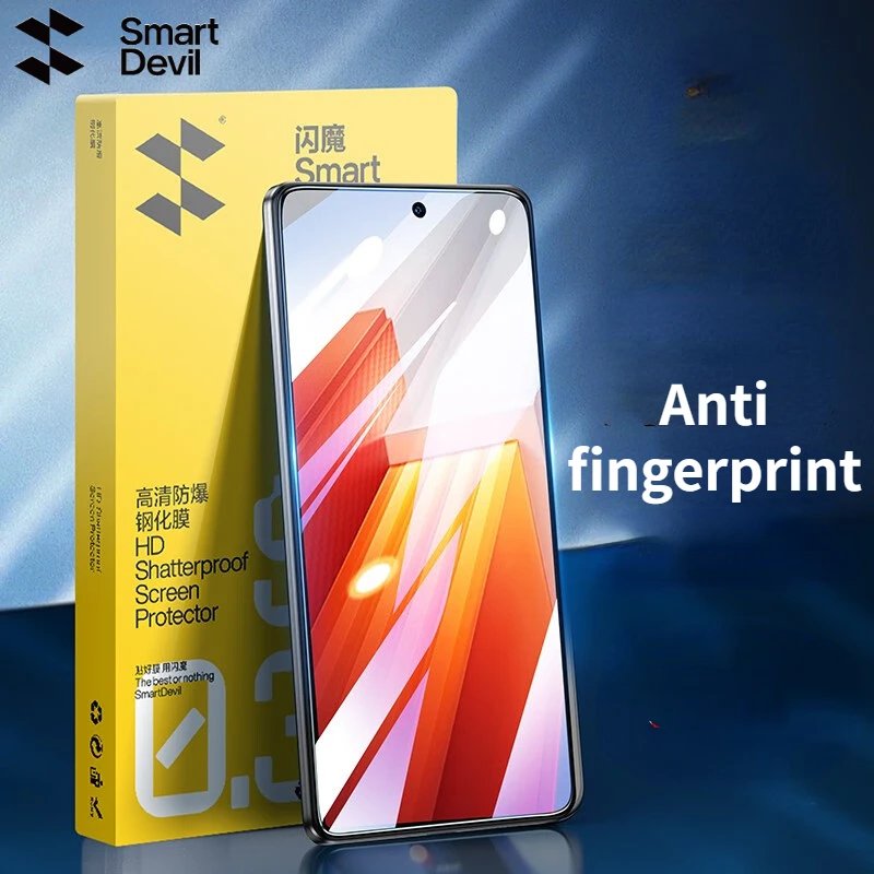 SmartDevil Protector de pantalla para VIVO iQOO 15 13 12 11S 11 Neo8 Pro IQOO Neo8 HD película de vidrio templado transparente antihuellas