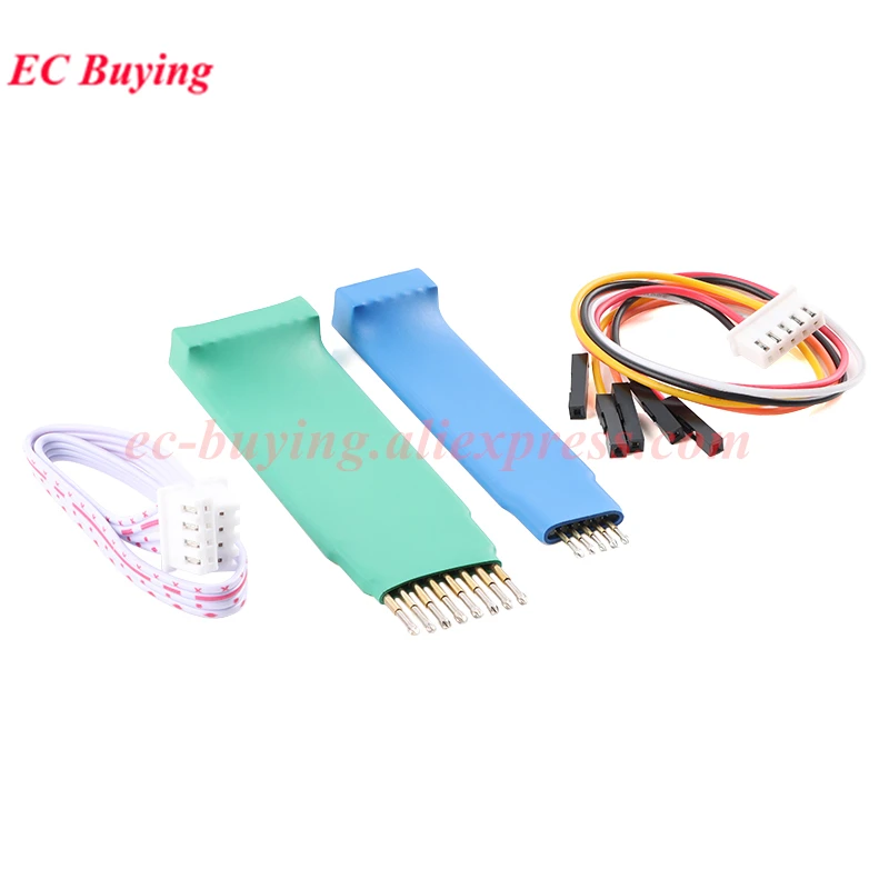 2,54mm 2,0mm 3P 4P 5P 6P 8P aguja de prueba de resorte Pin programa STC STM32 STM8 Chip máquina quema escritura microcontrolador programación - imagen 3