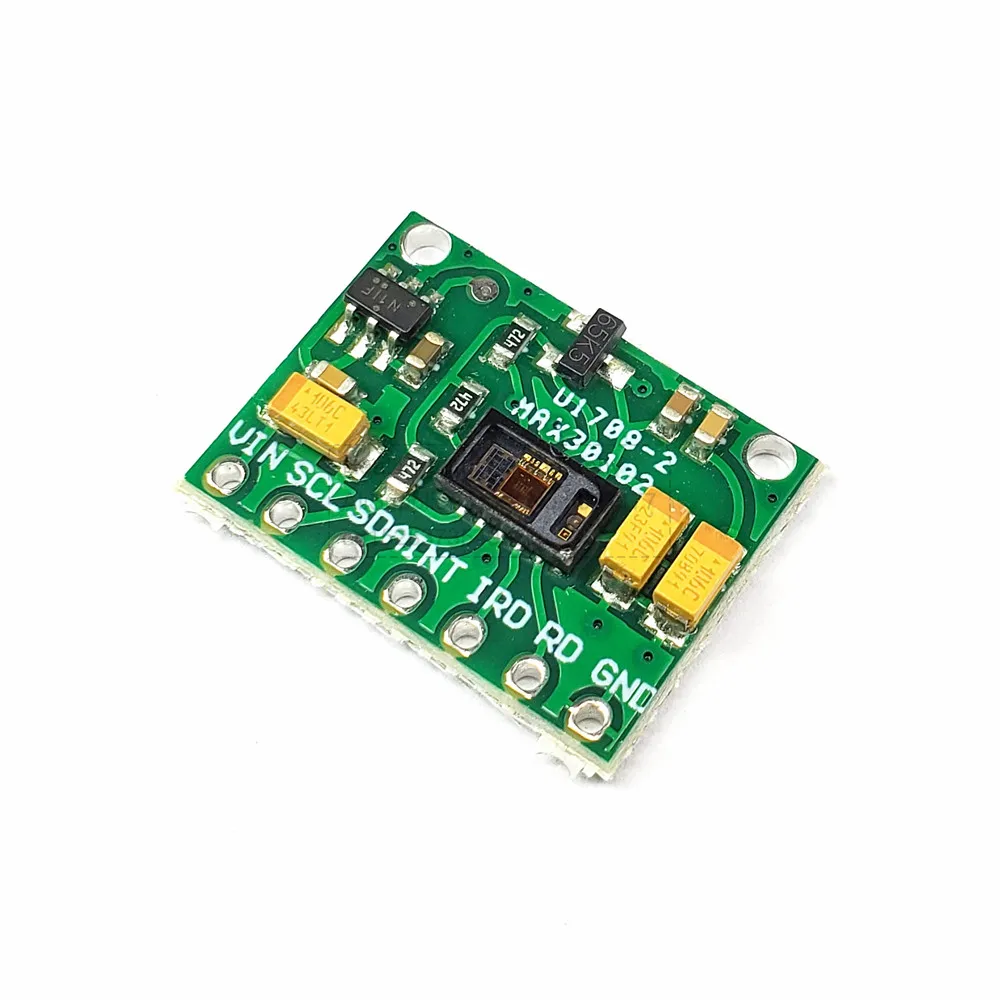 Sensor de oxígeno en sangre de ritmo cardíaco MAX30102, Sensor de concentración de oxígeno de latido del corazón de pulso para Arduino, reemplaza MAX30100 7PIN - imagen 3