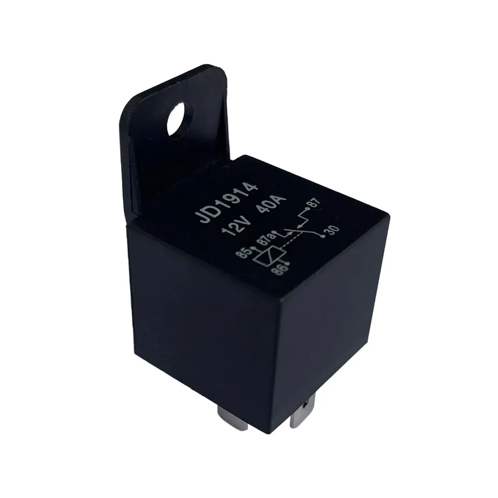 JD1914 40A 12V 24V 5Pin 1NO1NC Convertir iluminación automotriz CC, relé de potencia universal de bocina - imagen 3