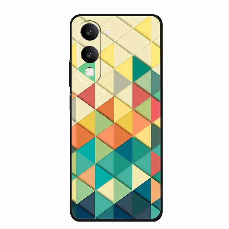 Para Vivo T4 Lite 5G Funda de lujo de moda cubierta de mármol TPU Protector de teléfono suave de silicona para Vivo T 4 Lite parachoques V2509 Funda - imagen 5