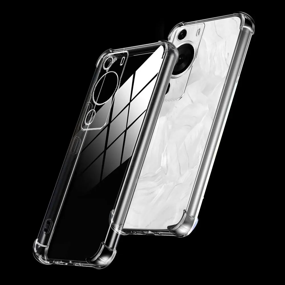 Funda de teléfono para Huawei P60 Pro, funda transparente de TPU suave de silicona a prueba de golpes para Huawei P60 P60 Pro, funda trasera, Fundas Coque - imagen 5