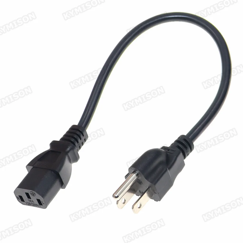 Cable alimentación CA NEMA a IEC C13 para PC, extensión estándar - imagen 2