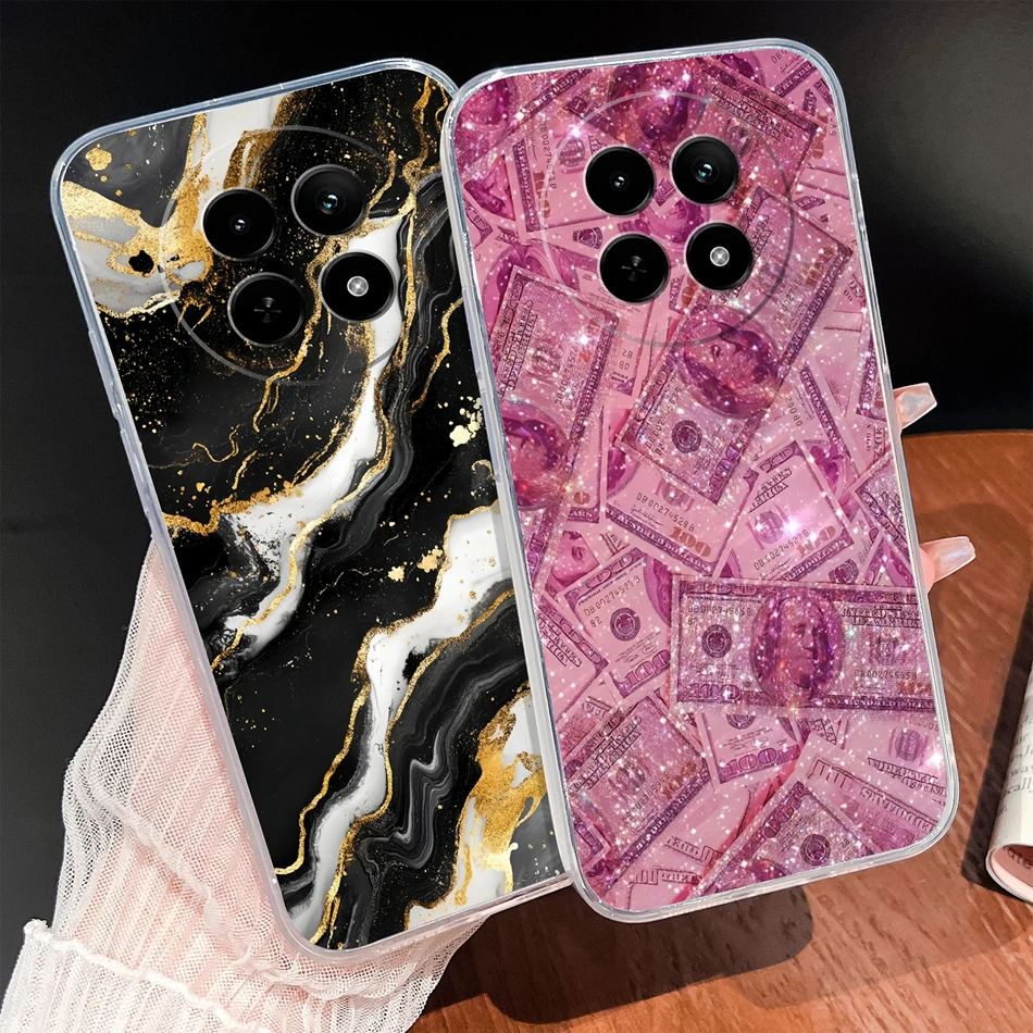 Para Realme 12 Pro Plus Lite 12 Plus 12X Funda encantador Ángel suave transparente silicona ligera carcasa de teléfono para Realme12 Funda - imagen 2