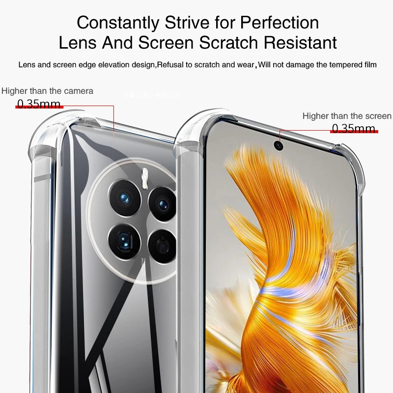 Funda Huawei Mate 50 Pro Silicona Transparente Antigolpes - imagen 5