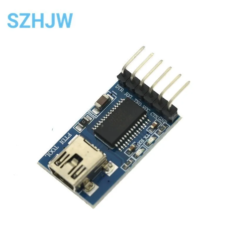 3,3 V 5,5 V FT232RL FT232 FTDI USB a TTL Módulo adaptador serie para puerto Mini Arduino