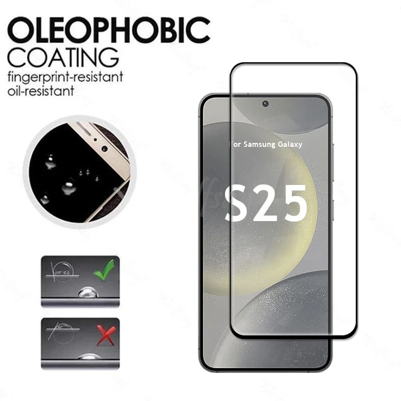 6 en 1 para Samsung Galaxy S25 vidrio templado Samsung S25 Protector de pantalla de vidrio película de cámara Galaxy S25 Plus película templada - imagen 2