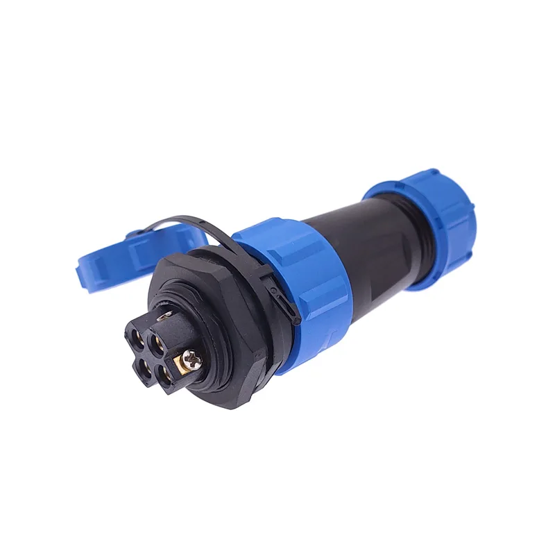 Conectores impermeables SP21, enchufe IP68 sin soldadura, macho hembra, 2 pines, 3 pines, 4 pines, 5 pines, 6 pines, 7 pines, conexión de tornillo SL21 - imagen 5