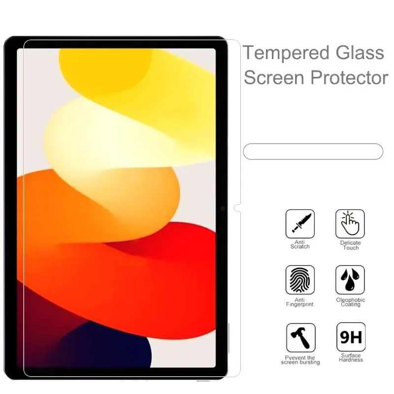 Funda de vidrio templado para Xiaomi Redmi Pad SE, Protector de pantalla de 11 pulgadas, 2023, película protectora, 11 pulgadas - imagen 4