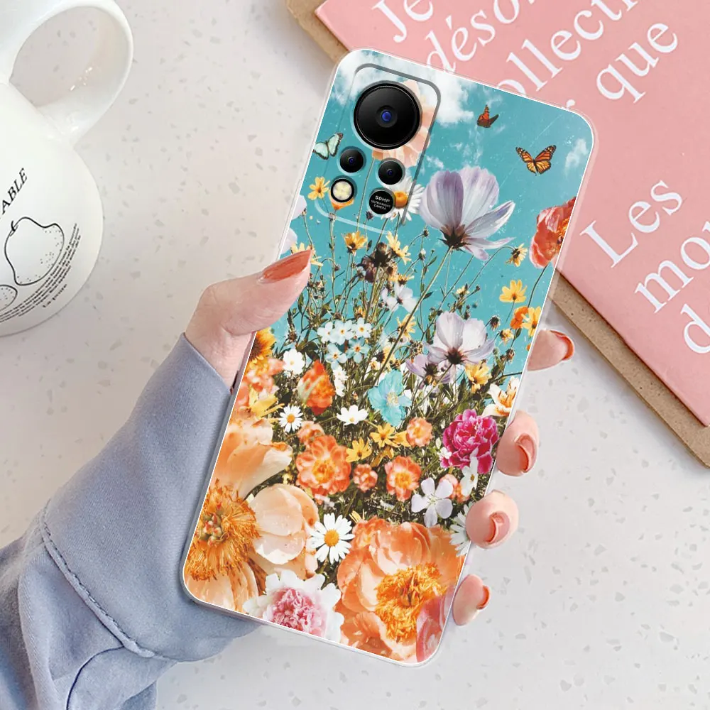 Funda trasera para Infinix HOT 11 S NFC X6812B, 6,78 pulgadas, a prueba de golpes, para Infinix Hot11s 11 s, NFC, silicona fina, parachoques transparente - imagen 5