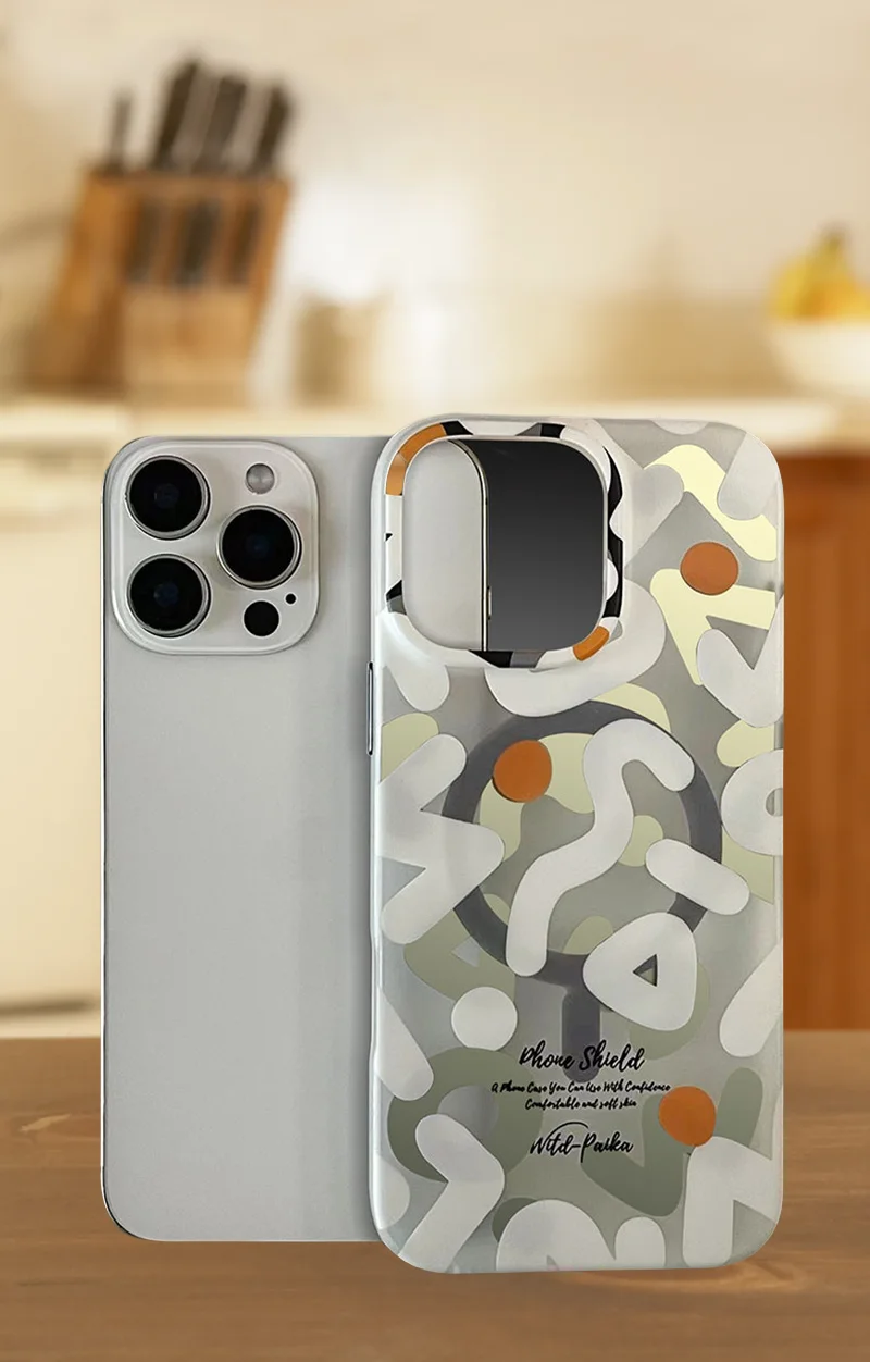 Funda MagSafe fuerte con grafiti a la moda para iPhone 12, 13, 14, 15, 16, 17 Pro Max Plus, cubierta transparente a prueba de golpes con carga inalámbrica magnética - imagen 5