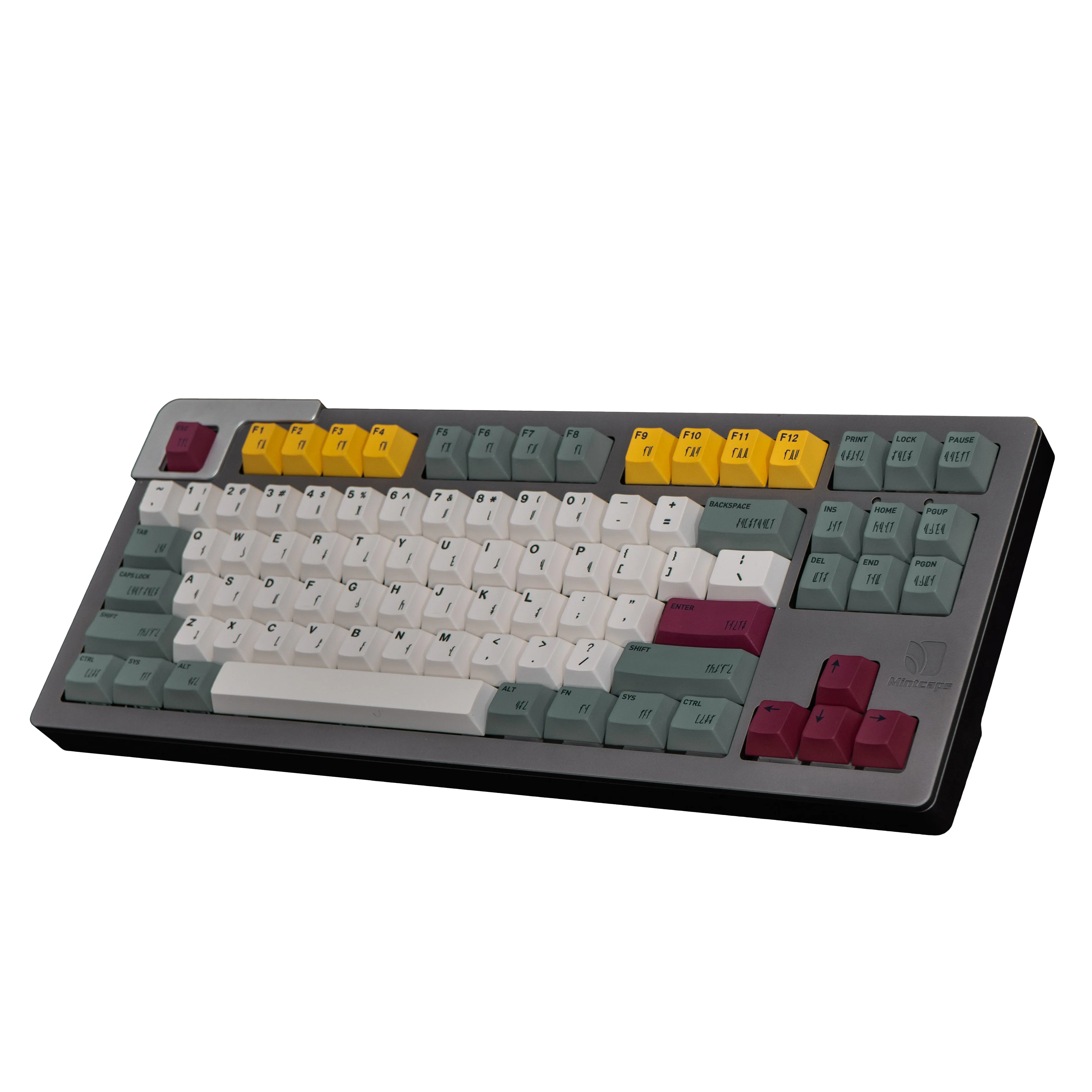 Bounty hunters-Teclas de Mandalorians para teclado mecánico PBT, 5 colores laterales, Sub Cherry altura, verde, blanco, GK61, Anne Pro 2, PC de juego - imagen 2