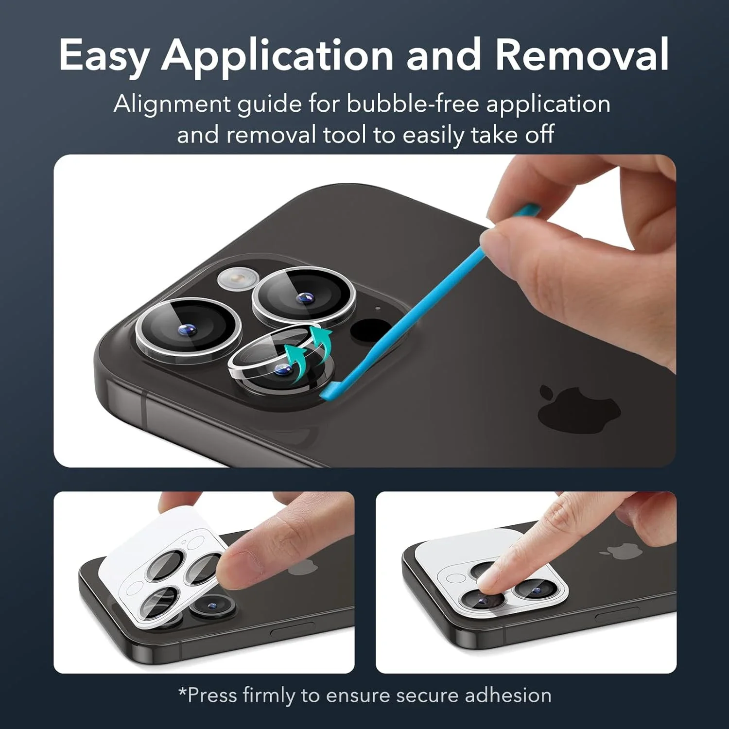 1-3 uds cubierta protectora de lente de cámara para IPhone 16 17 Pro Max 16Pro 17Pro accesorios de película de protección - imagen 5