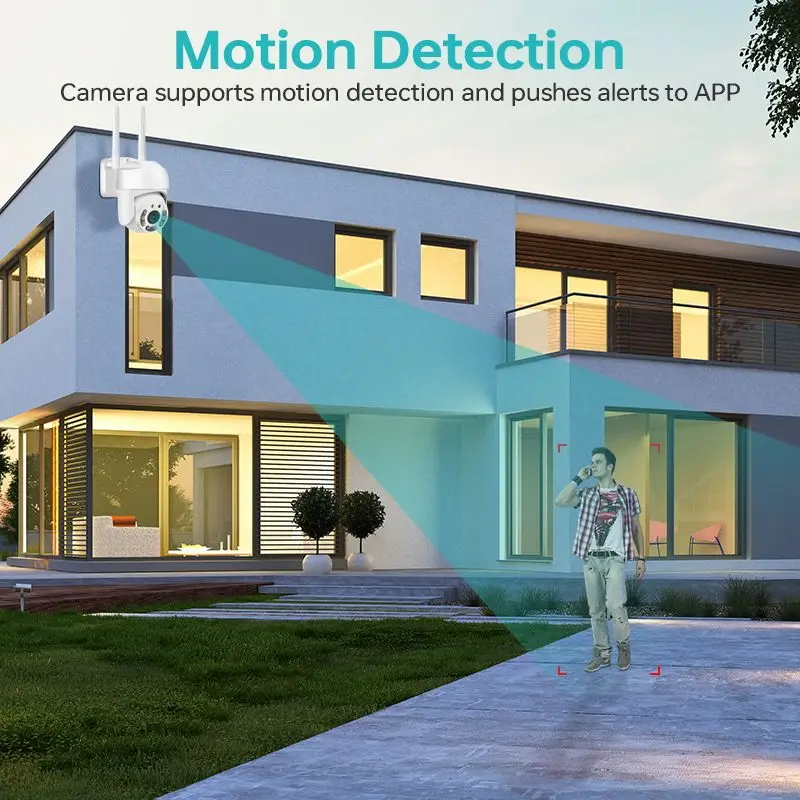 1080P HD Yi iot APP impermeable 2,4G WiFi red cámara PTZ 360 videovigilancia inalámbrica cámara de seguridad WiFi al aire libre 2MP - imagen 4