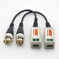 Balun BNC Pasivo Macho a RJ45 para cámaras CCTV de videovigilancia