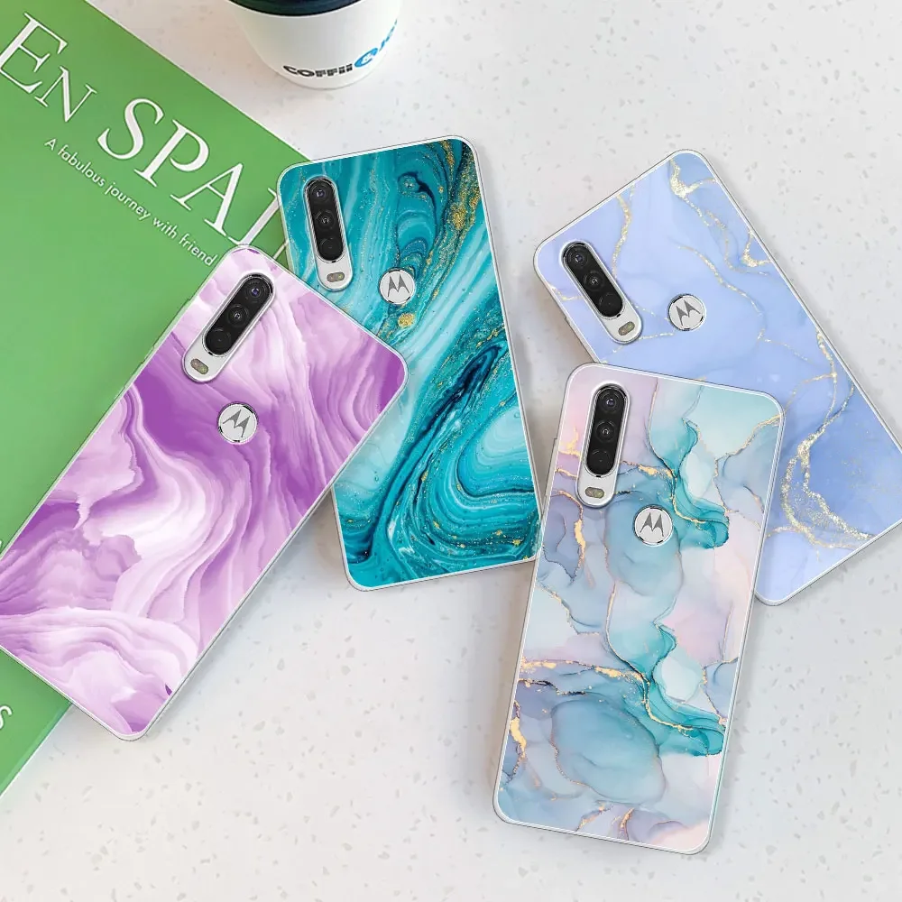 Para Moto One Action Funda Funda para Moto One Macro transparente suave silicona protectora Funda de teléfono para Motorola Moto P40 Power Coque - imagen 5