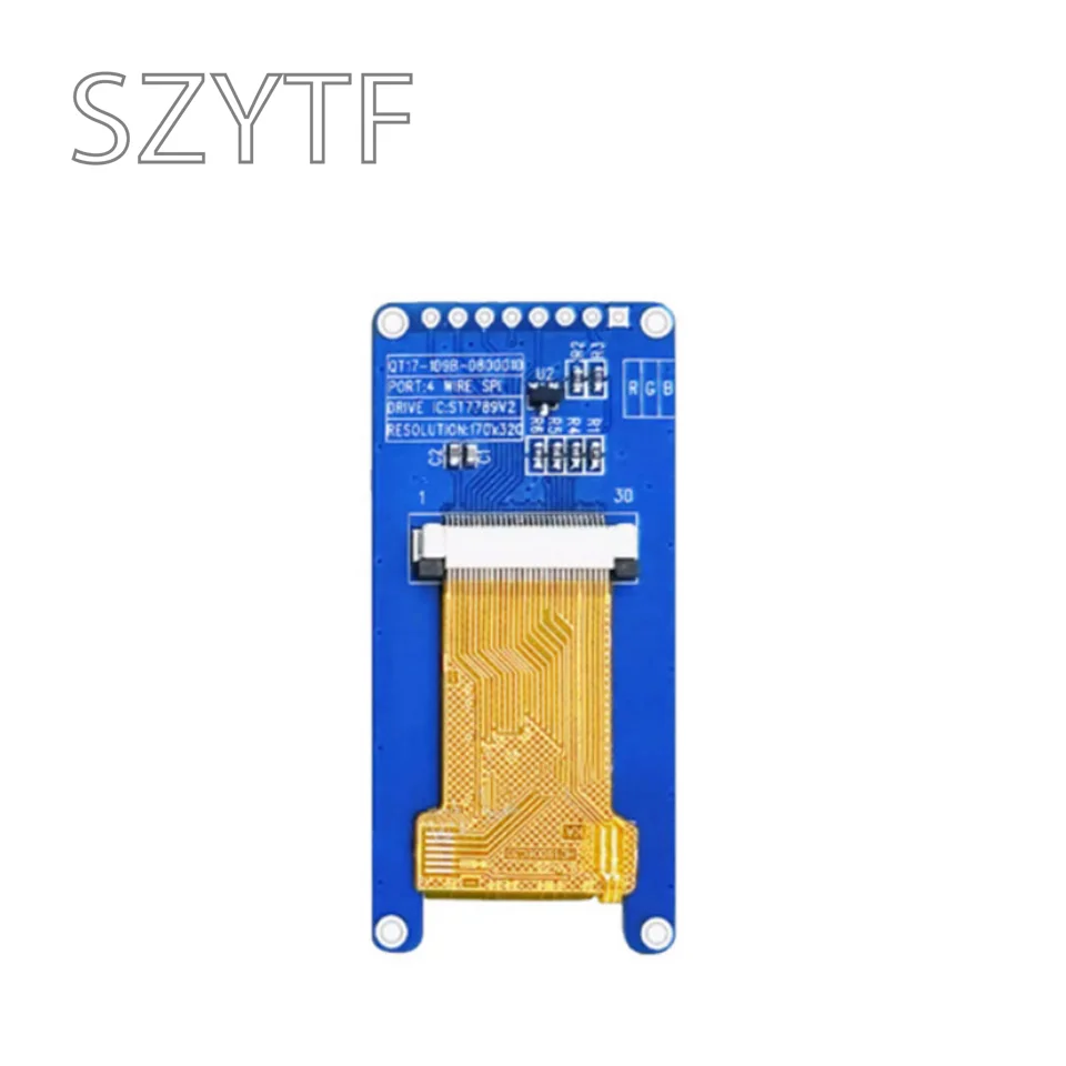 Pantalla de visualización TFT de ángulo completo IPS de 1,9 pulgadas, pantalla LCD, módulo de visualización a Color, puerto serie SPI, 170x320 de alta definición, ST7789 - imagen 5