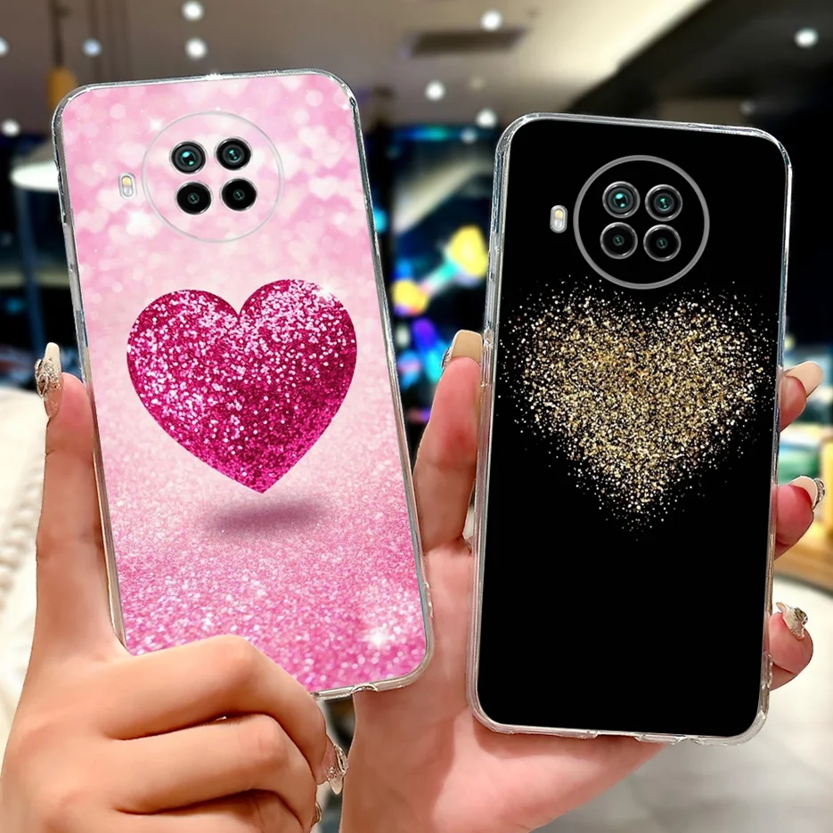Para Xiaomi Mi 10T Lite 5G funda de lujo con flores pintadas funda de teléfono suave y delgada para Xiaomi Mi 10i Mi10i 10TLite 5G Fundas Coque - imagen 3
