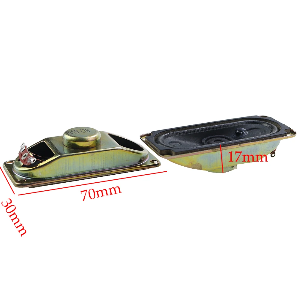 Altavoz de bocina 8R de 5 W, Monitor LCD/TV, 3070 altavoces altos, 8 ohmios, 5 vatios, 30x70MM de espesor, 17MM, Diy, electrónico, 1 unidad - imagen 2