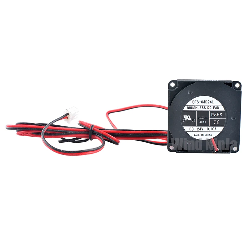 EFS-04D24L 4cm 40mm ventilador 40x40x10mm DC24V 0.10A micro ventilador centrífugo ventilador de refrigeración para impresoras 3D - imagen 3