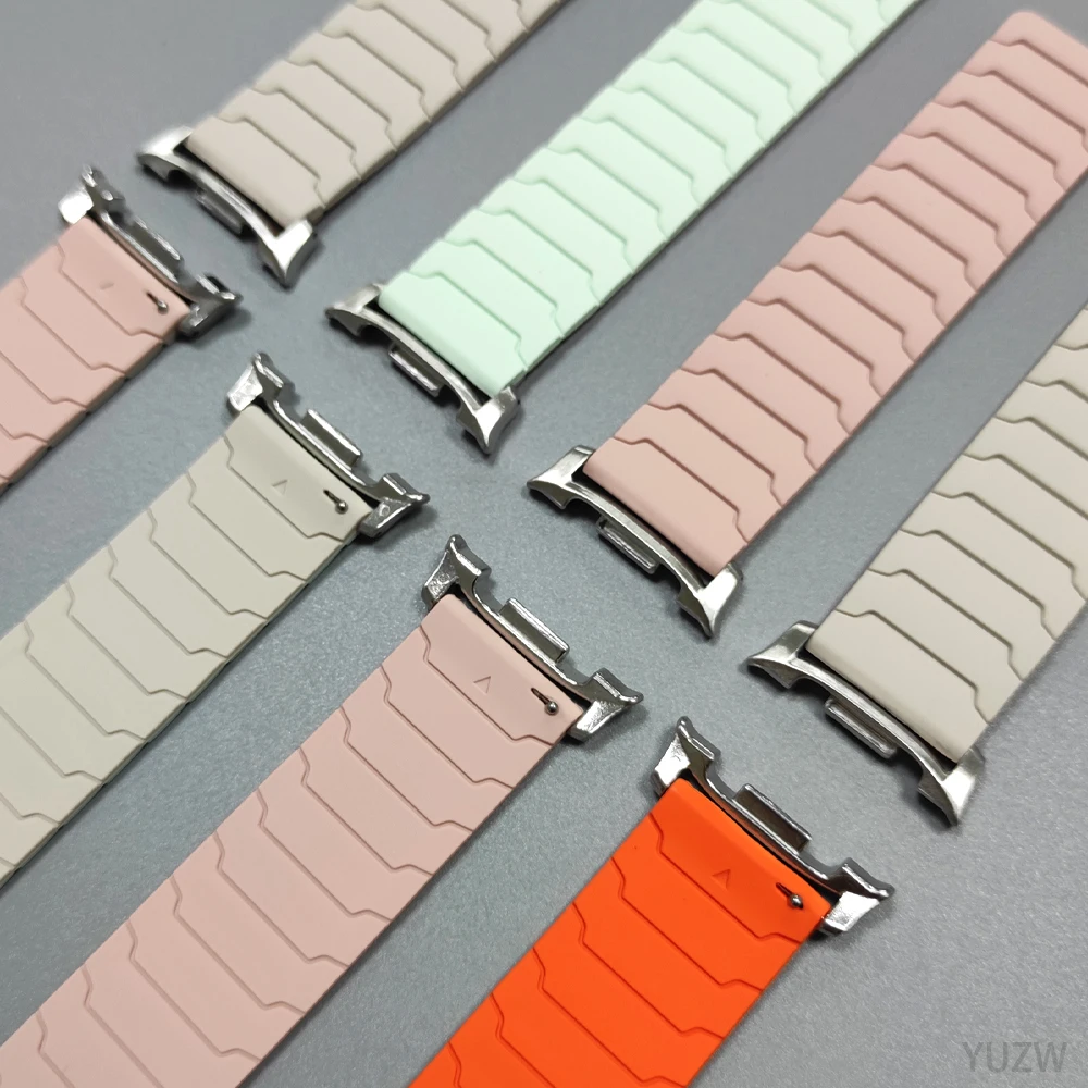 Bandas magnéticas para Samsung Galaxy Watch 8, 44mm, 40mm/8, correa clásica de silicona de 46mm para Galaxy Watch Ultra 2025, pulsera - imagen 3